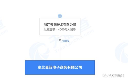 天貓?jiān)趶埍笨h設(shè)立電商公司，注冊資本4000萬加碼互聯(lián)網(wǎng)數(shù)據(jù)服務(wù)